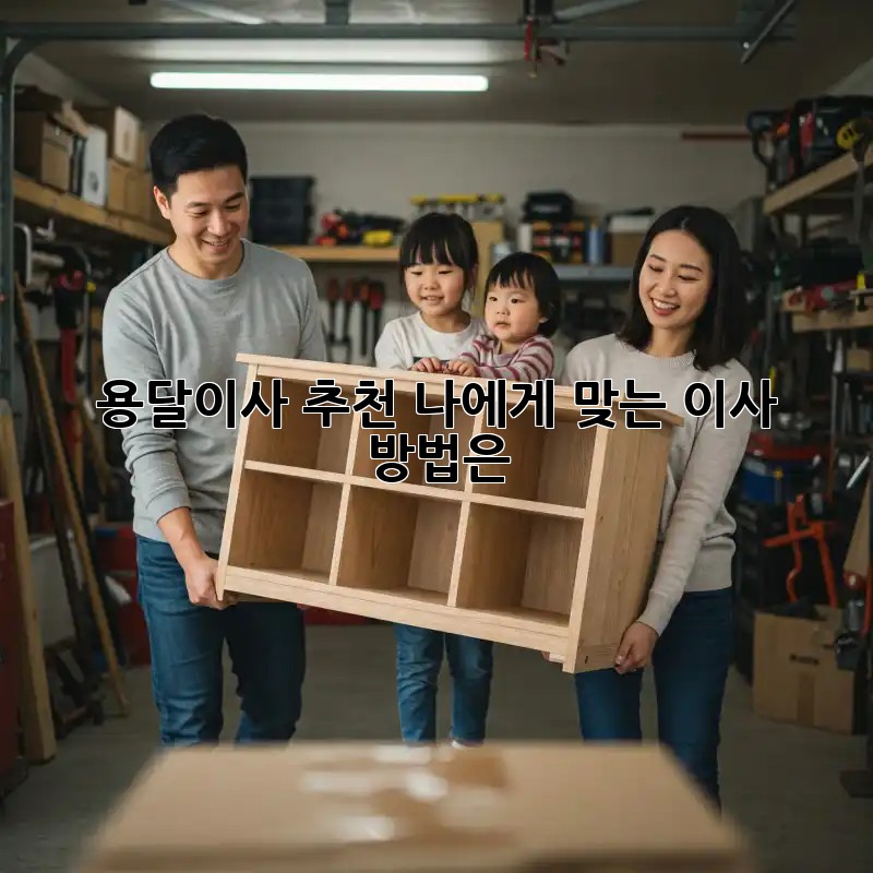 용달이사 추천: 나에게 맞는 이사 방법은?