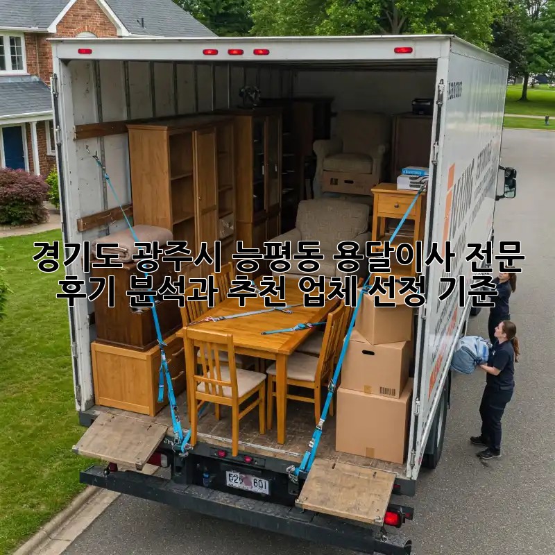 경기도 광주시 능평동 용달이사 전문: 후기 분석과 추천 업체 선정 기준