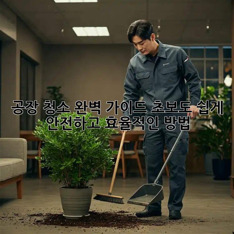 공장 청소 완벽 가이드: 초보도 쉽게! 안전하고 효율적인 방법